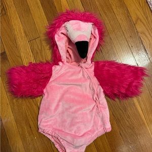 EUC pottery barn kids flamingo costume